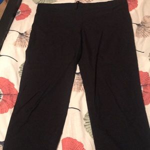 Black Straight Leg Scrub Pants size M